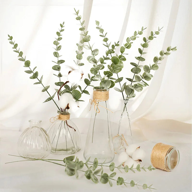 20PCS Artificial Eucalyptus Stems – Fake Greenery