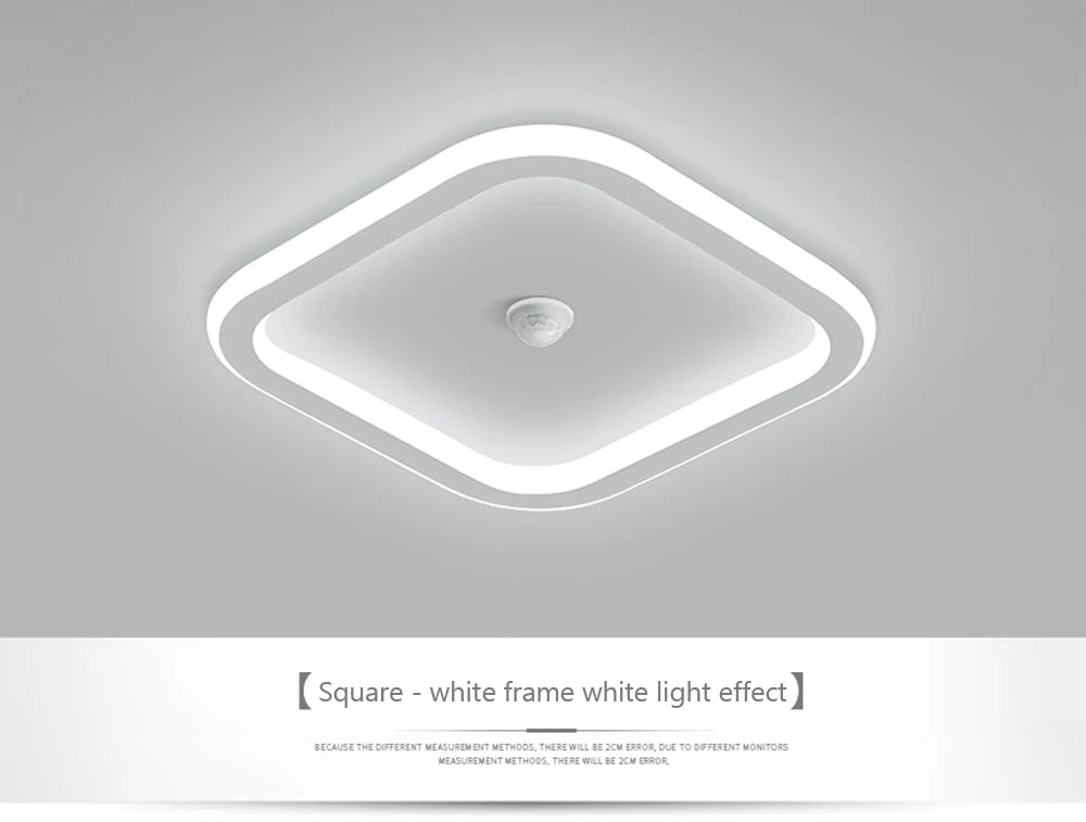 Modern LED Motion Sensor Ceiling Light for Hallways & Living Rooms