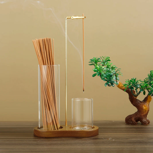 Elegant 2-in-1 Incense Burner with Removable Ash Catcher