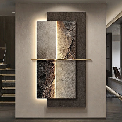 Contemporary Luxury LED Wall Lamp — Crystal Porcelain Art Light for Living Room, Hallway, and Home Accent
