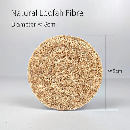 Natural Loofah Tea Mat — Absorbent Teapot & Cup Coaster
