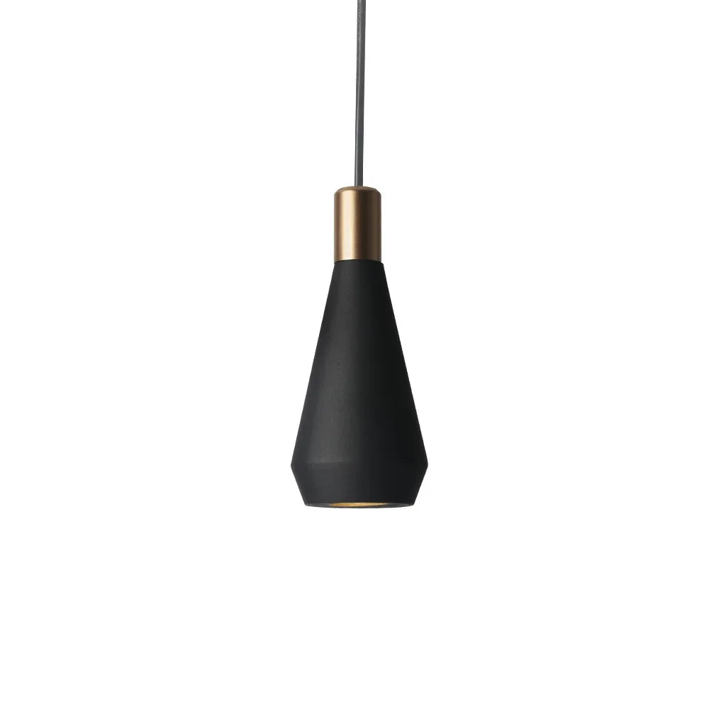 GU10 LED Pendant Light – Modern Black Hanging Lamp