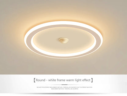 Modern LED Motion Sensor Ceiling Light for Hallways & Living Rooms