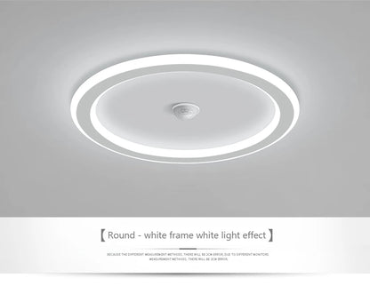 Modern LED Motion Sensor Ceiling Light for Hallways & Living Rooms