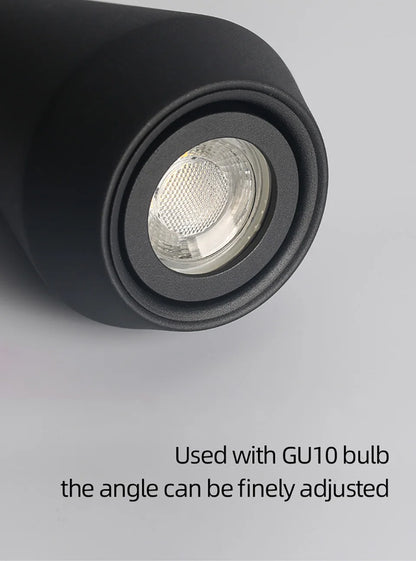 GU10 LED Pendant Light – Modern Black Hanging Lamp