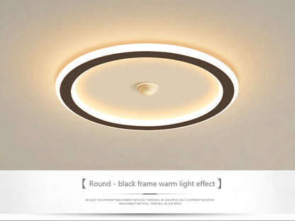 Modern LED Motion Sensor Ceiling Light for Hallways & Living Rooms