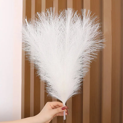 10Pc 14in Faux Pampas Grass Boho Wedding & Home Decor