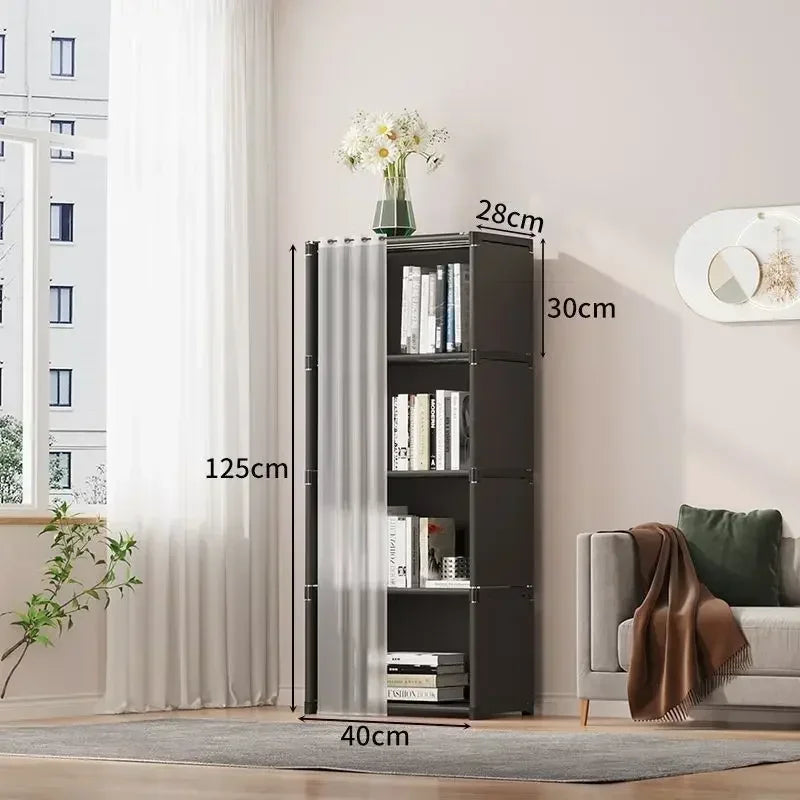 6/5-Layer Dustproof Wardrobe & Bookshelf