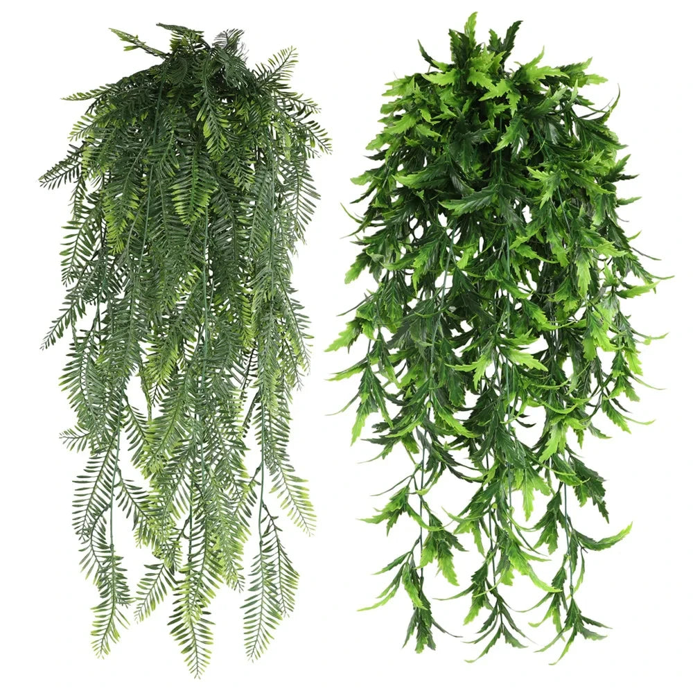 Lush 90cm Persian Fern Vine – Realistic Hanging Greenery for Stylish Home or Event Decor