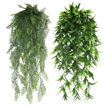 Lush 90cm Persian Fern Vine – Realistic Hanging Greenery for Stylish Home or Event Decor
