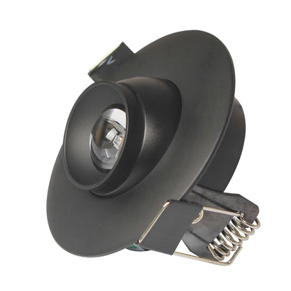 Mini LED Recessed Spotlight – Adjustable 10–60° Narrow Beam Built-In Zoom Light