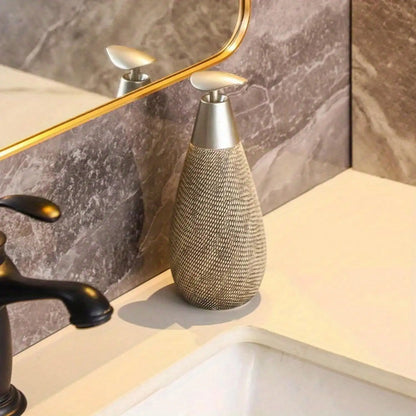 Retro Ceramic Push Soap Dispenser – Stylish Pump Bottle for Bathroom, Kitchen & Toilet