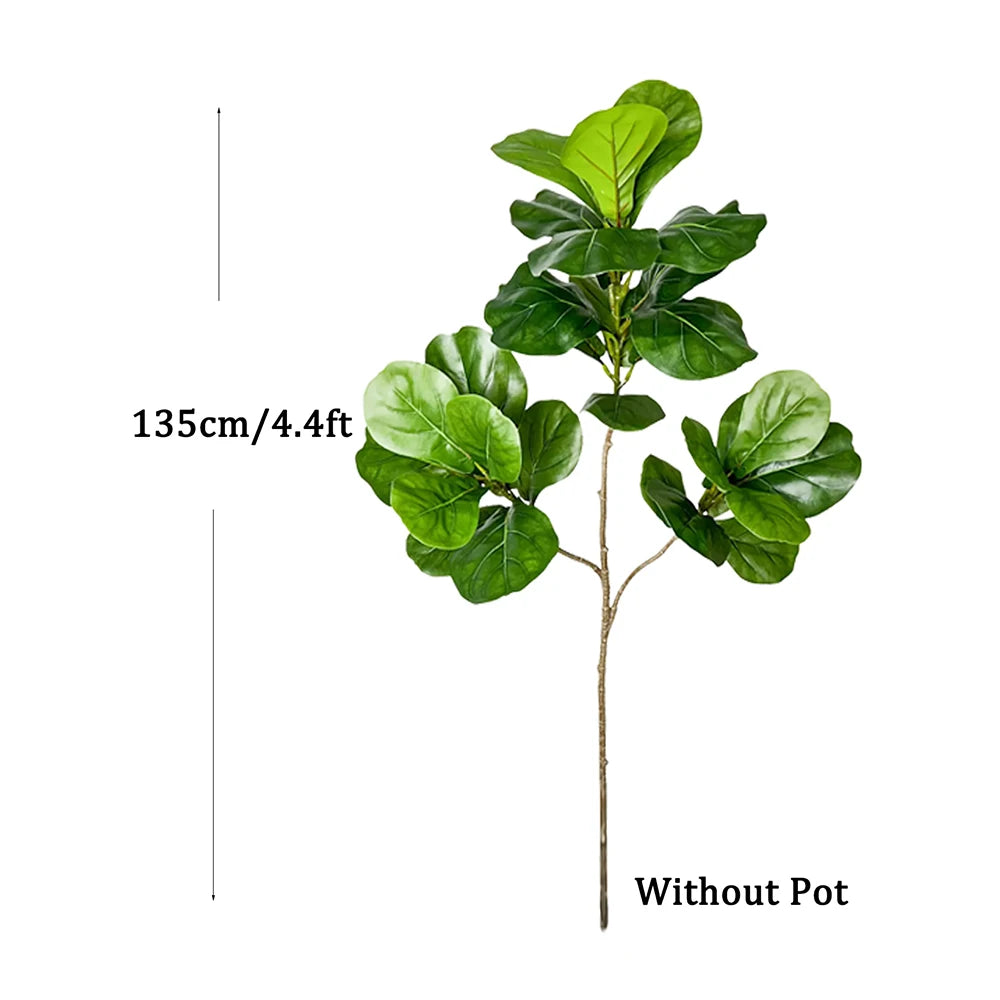 70–135cm Artificial Ficus Tree with Rubber Leaves – Indoor/Outdoor
