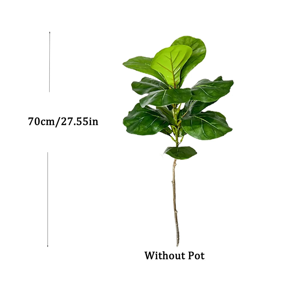 70–135cm Artificial Ficus Tree with Rubber Leaves – Indoor/Outdoor